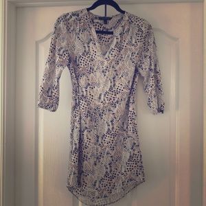 Banana Republic Tie waist shirt dress